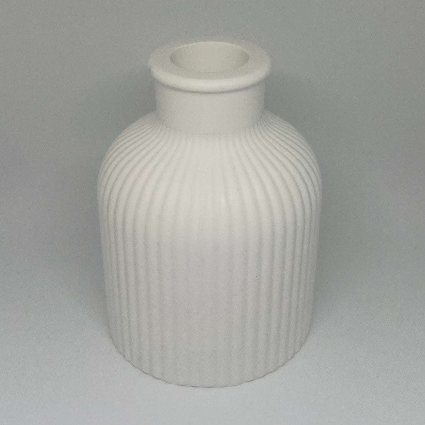 Ribbed vase