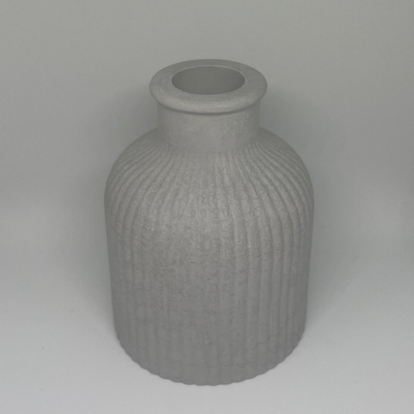 Ribbed vase