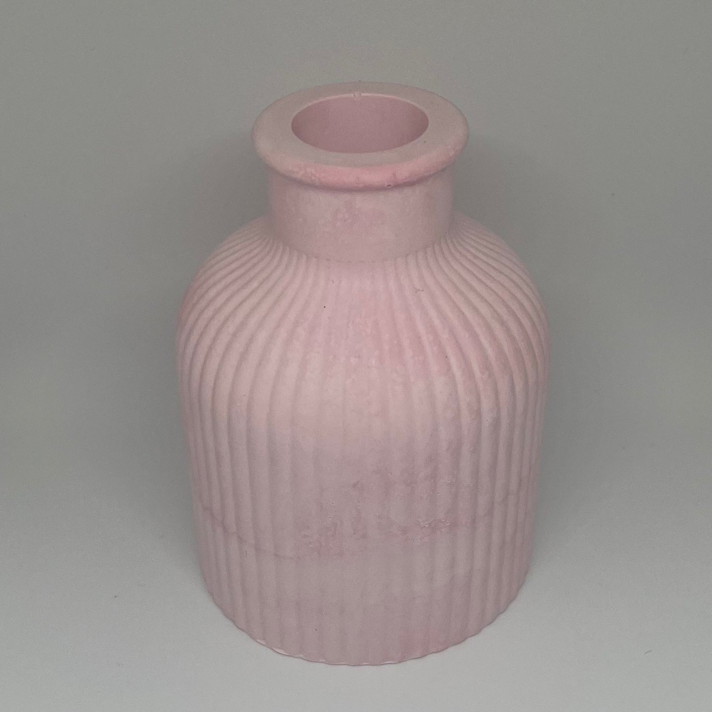 Ribbed vase